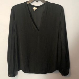 Jet Black XL Blouse (A New Day)